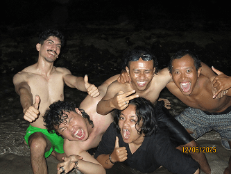 Friends enjoying activities at camp